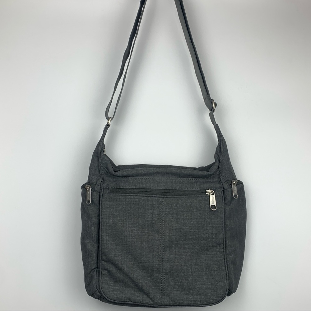 eBags Villa Crossbody 2.0 Adjustable Strap Bag in Charcoal Gray Casual Travel